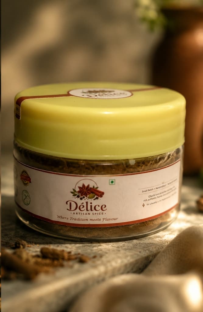 Delice artisan spice jar